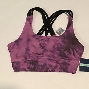 DSG Purple Tie-Dye Sports Bra